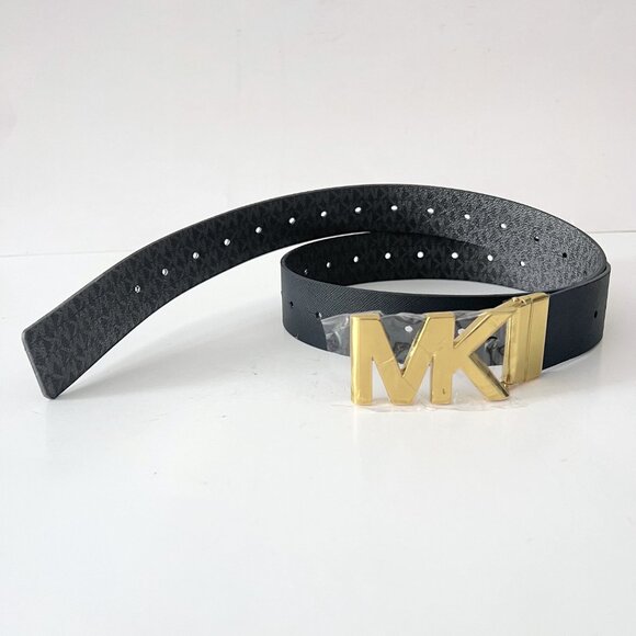 NEW Michael Kors Reversible Monogram Belt  with Logo Buckle- Unisex - Picture 15 of 15